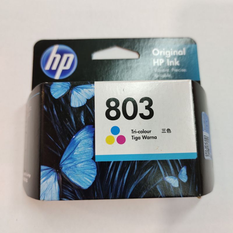 Tinta Hp 803 warna Original Catridge Hp 803 Color Original 100%