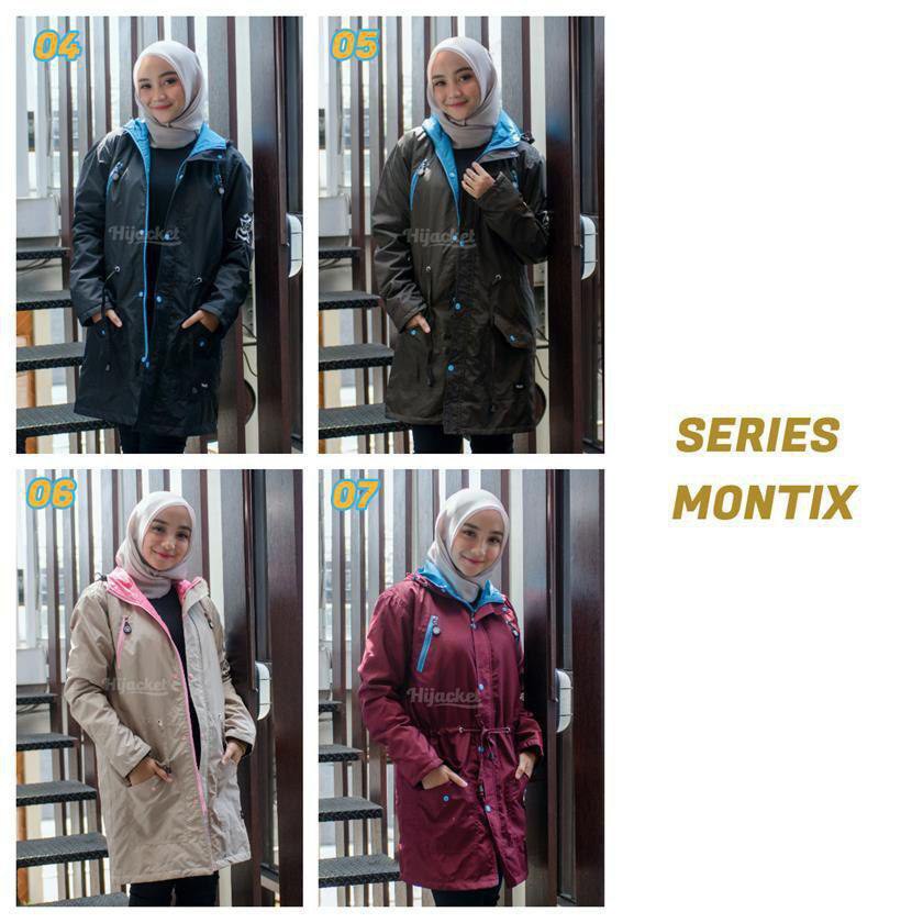 JAKET CEWEK HIJABERS MUSLIMAH HIJACKET MONTIX SERIES 2