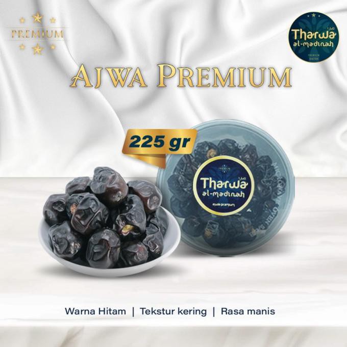

TERBARU KURMA AJWA PREMIUM BY THARWA AL-MADINAH (375 GRAM)