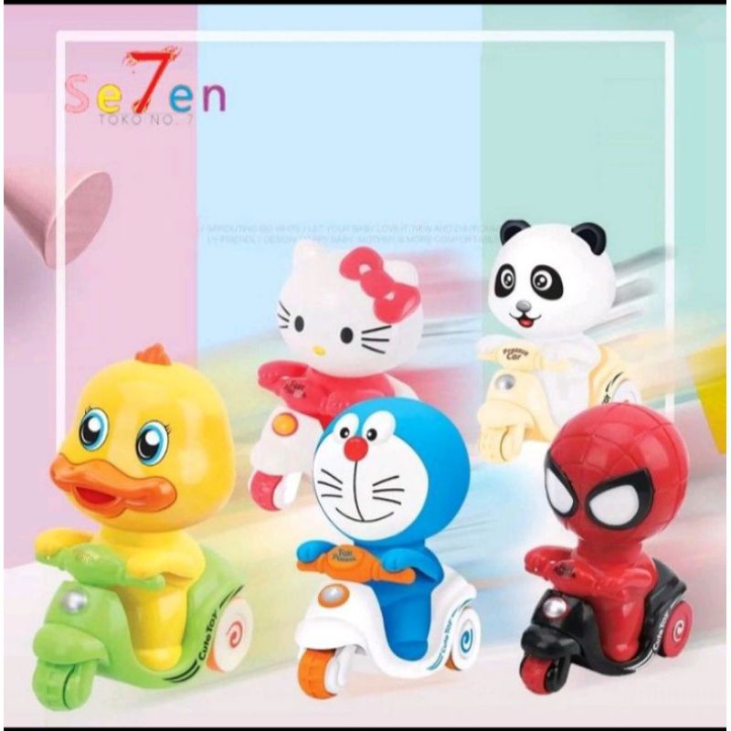 MAINAN ANAK PESPA PENCET VIRAL KARAKTER MURAH