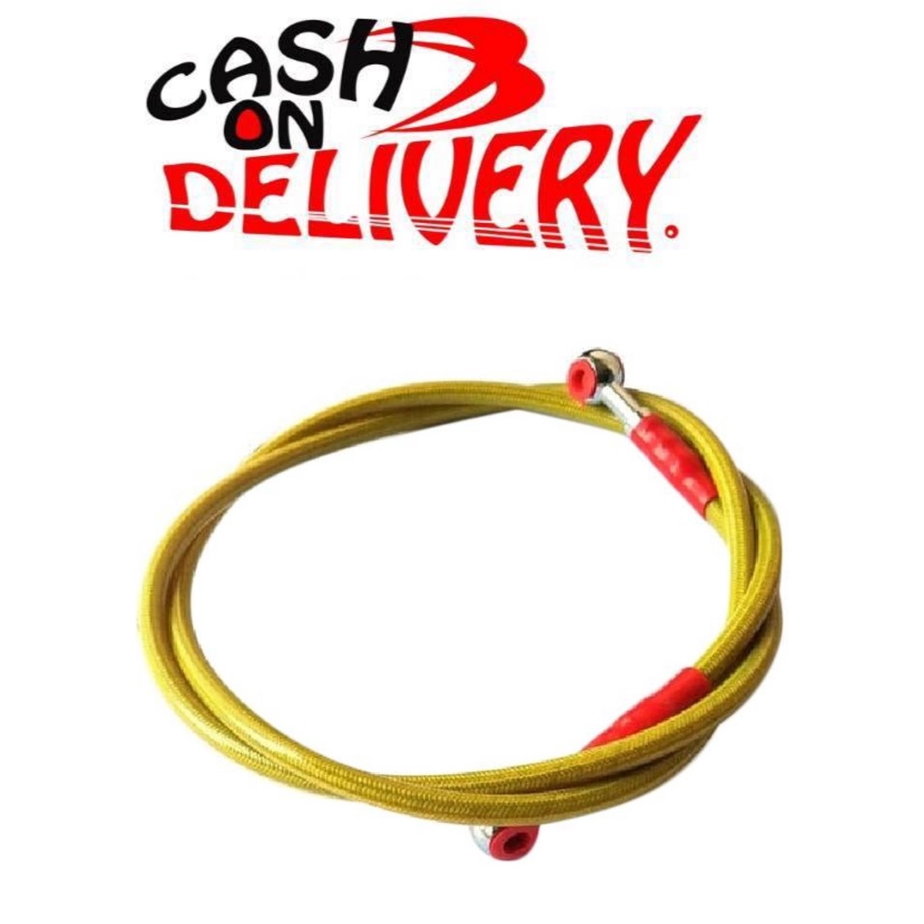 PROMO 90 cm Selang Rem Disc Belakang Motor KUNING