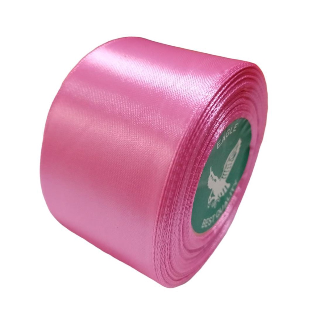 

Pita Satin Pink Muda Ukuran 2 inch / 5cm Per roll