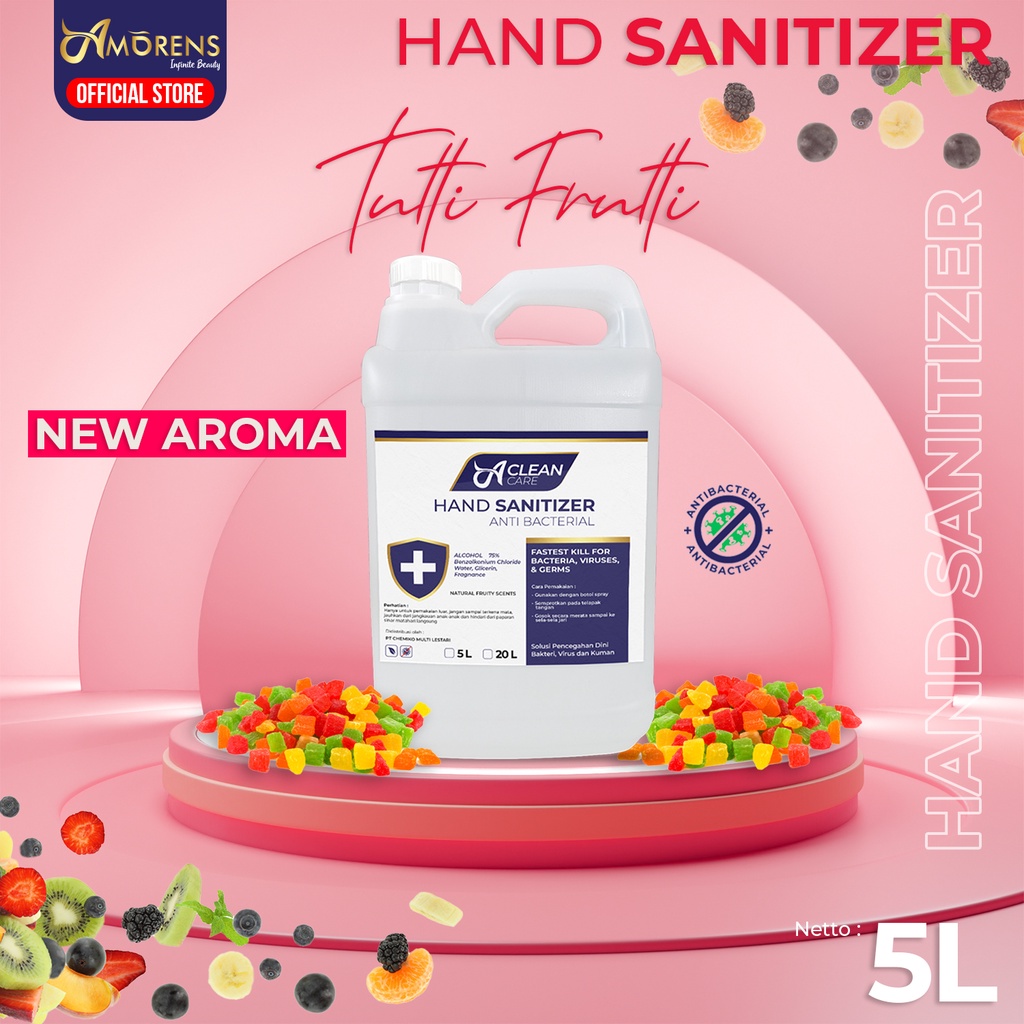 HAND SANITIZER CAIR 5 Liter (non-gel) refill spray  / Sanitizer Kemenkes