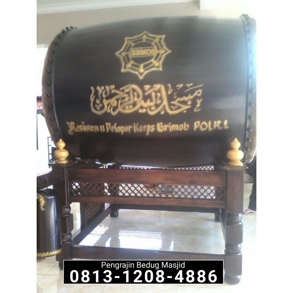 ( Bayar Setelah Besug Sampai Lokasi Anda ) Bedug Masjid Besar Beduk Masjid Kayu Jati Kulit Sapi Kuli