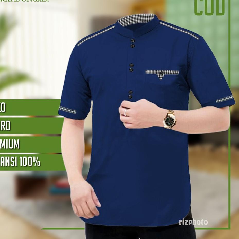 ✰ Koko Terbaru Baju Koko 2021 Baju Koko Pria Muslim Terbaru , Baju Lebaran Koko TOJIRO Koko Premium 