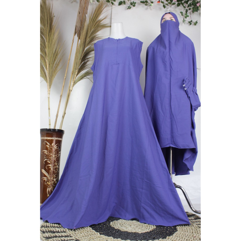 GAMIS SET  FRENCH YORIS SET CADAR SYARI  NIQOB PURDAH JUBAH musliamh fashion style jilbab franc