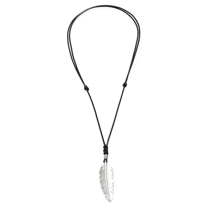 Hamlin Ainsley Kalung Fashion Pria Wanita Gold Motif Rantai Padi Alloy Original