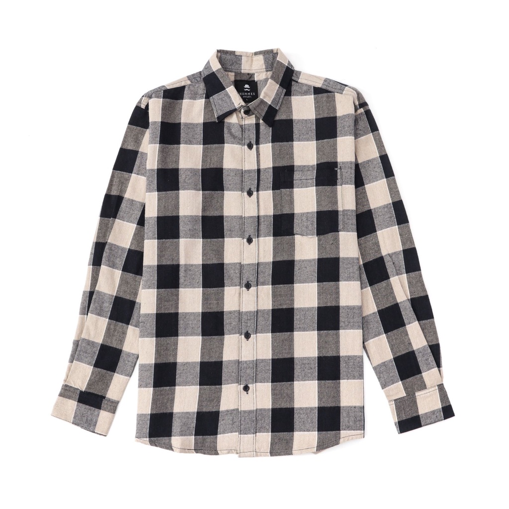 Hommes Apparel FS125 Heavy Grey Flannel Shirt