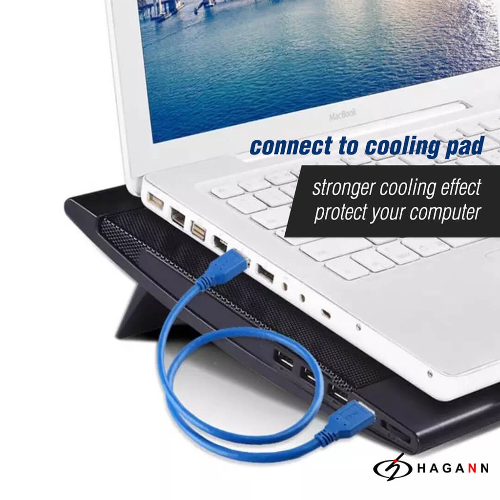 Kabel USB 3.0 Male to Male Extension Sambungan Perpanjangan 3M Cable 3 Meter Extention