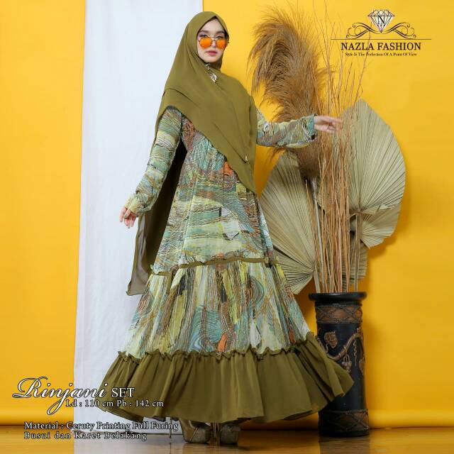 SYARI RINJANI SET BY NAZLA FASHION