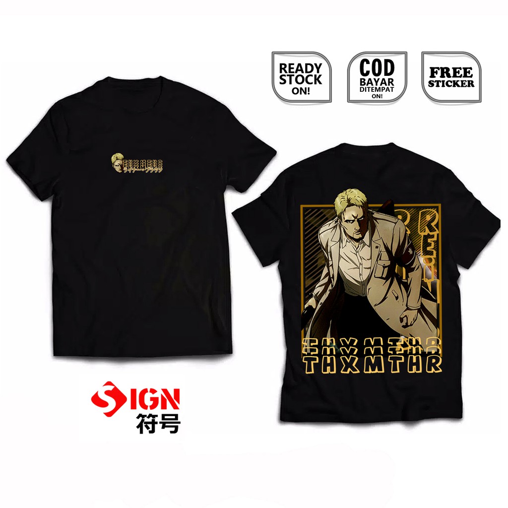 KAOS REINER BRAUN RAINA BURAUN ANIME MANGA ATTACK ON TITAN FUKUCHO SNK SHINGEKI ON KYOJIN PASUKAN SC