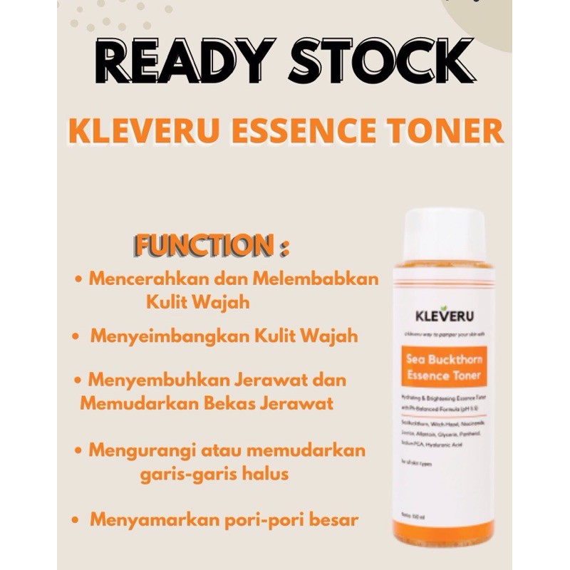 KLEVERU ESSENCE TONER