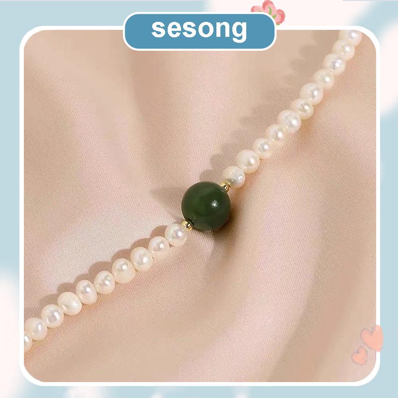 Qingdai gelang mutiara wanita high-end semua pertandingan manik-manik transfer gelang pacar SS SS