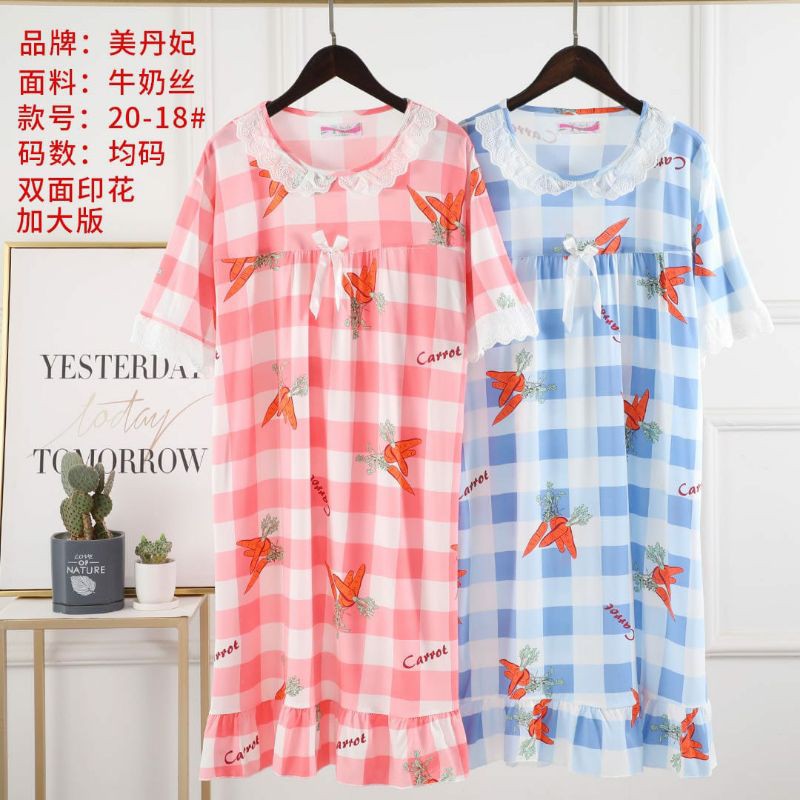 Daster Wanita Home Dress Import fashion MF Renda