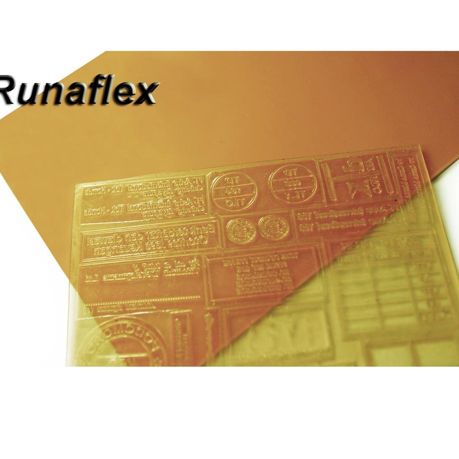 

Model Baru Karet Runaflex Runaflek Ukuran Kecil - Photopolymer Printing Plate