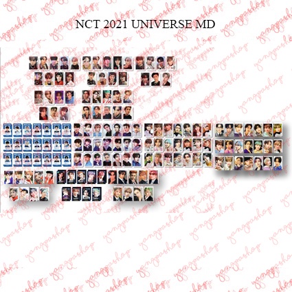 [READY / SET] UNIVERSE MD NSYA PHOTOCARD FAN MADE UNOFFICIAL YANGPASHOP HAECHAN JOHNNY DOYOUNG NCT
