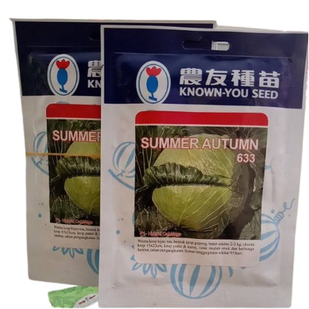 Benih Kubis Kol Hibrida Cabbage Summer Autumn 10gr Known You Seed