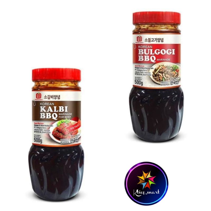 

Jinsung Korea Sauce 500gr Bulgogi BBQ/Kalbu BBQ/import