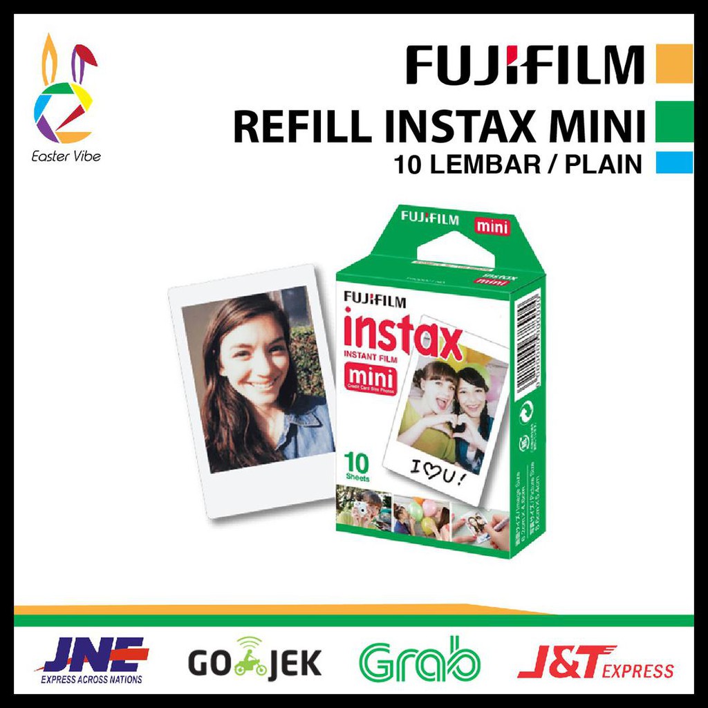 

{BISA COD} INSTAX REFILL PAPER ISI ULANG POLAROID 10 LEMBAR/SHEETS PUTIH - LOOSE PACK TANPA DUS SALE