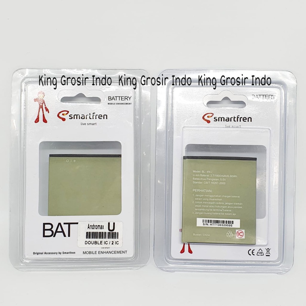 Baterai Smartfren Andromax U BL4Ni Original OEM Battery