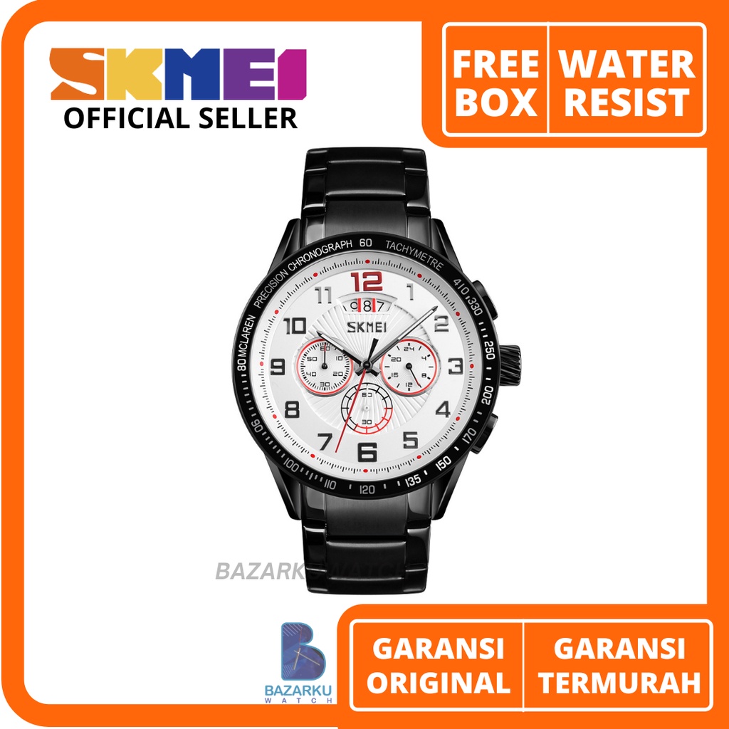 Jam Tangan Pria Skmei 9176 Jam Tangan Skmei Jam Tangan Rantai Jam Tangan Cowok Stainless Jam SKMEI
