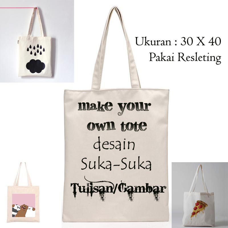 

TOTEBAG CUSTOM MURAH /TOTEBAG BLACU CUSTOM sablon /GOODIE BAG CUSTOM MURAH. free sablon satuan