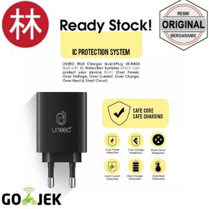 Uneed UCH403 QuickPlug Smart Charger QC 3.0 with LED Display