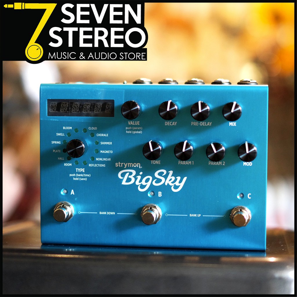 Strymon BigSky Multidimensional Reverb Pedal Effect Stompbox