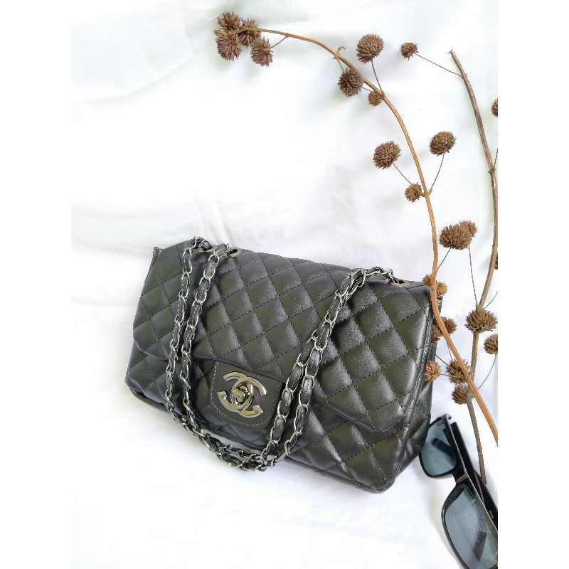 Tas Kekinian Tas Chanel Big Import||ready warna hitam||