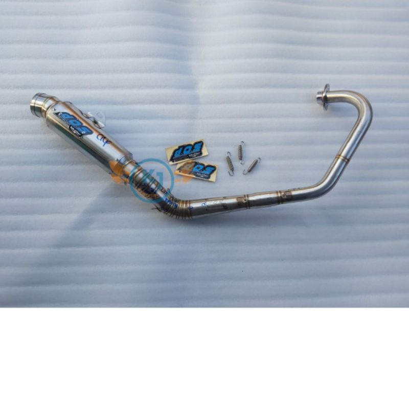 Knalpot Dos Muffler Original Crf Klx Dtracker WR155 Kolong Bawah Stainless original racing jogja Asl