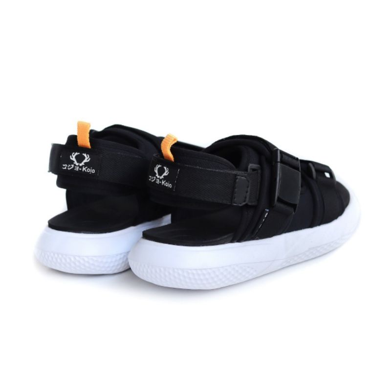 TAKUYA BLACK| Sandal Slide fashion hitam/sandal pria/ Slop Pria BAYAR DI TEMPAT Sandal Slip On Pria 05