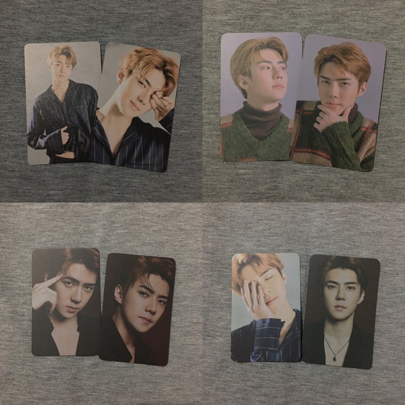 photocard flo exo sehun flo 1 flo 2 flo 3 flo 4