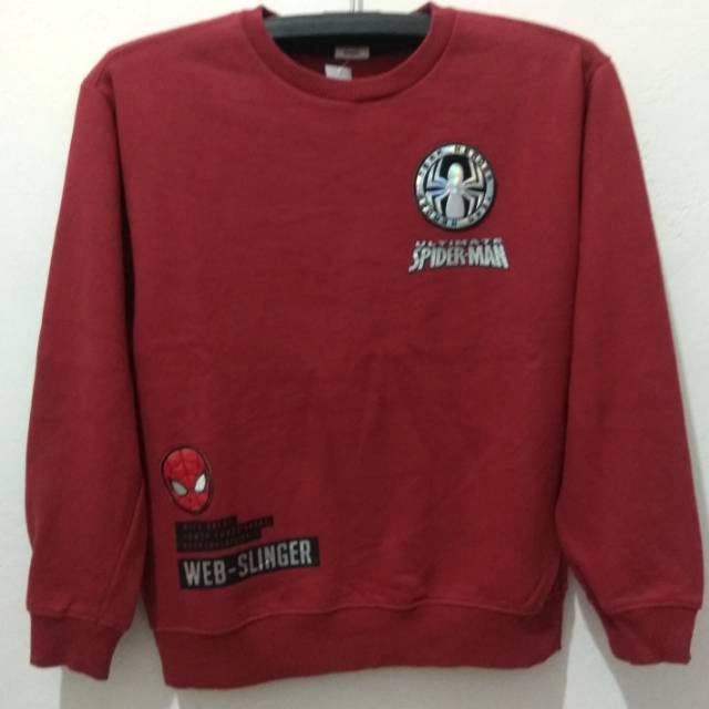 Preloved Sweater Marvel Spiderman
