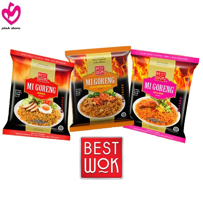 BEST WOK Mie Goreng & NONGSHIM Ramyun Mie Instant HALAL