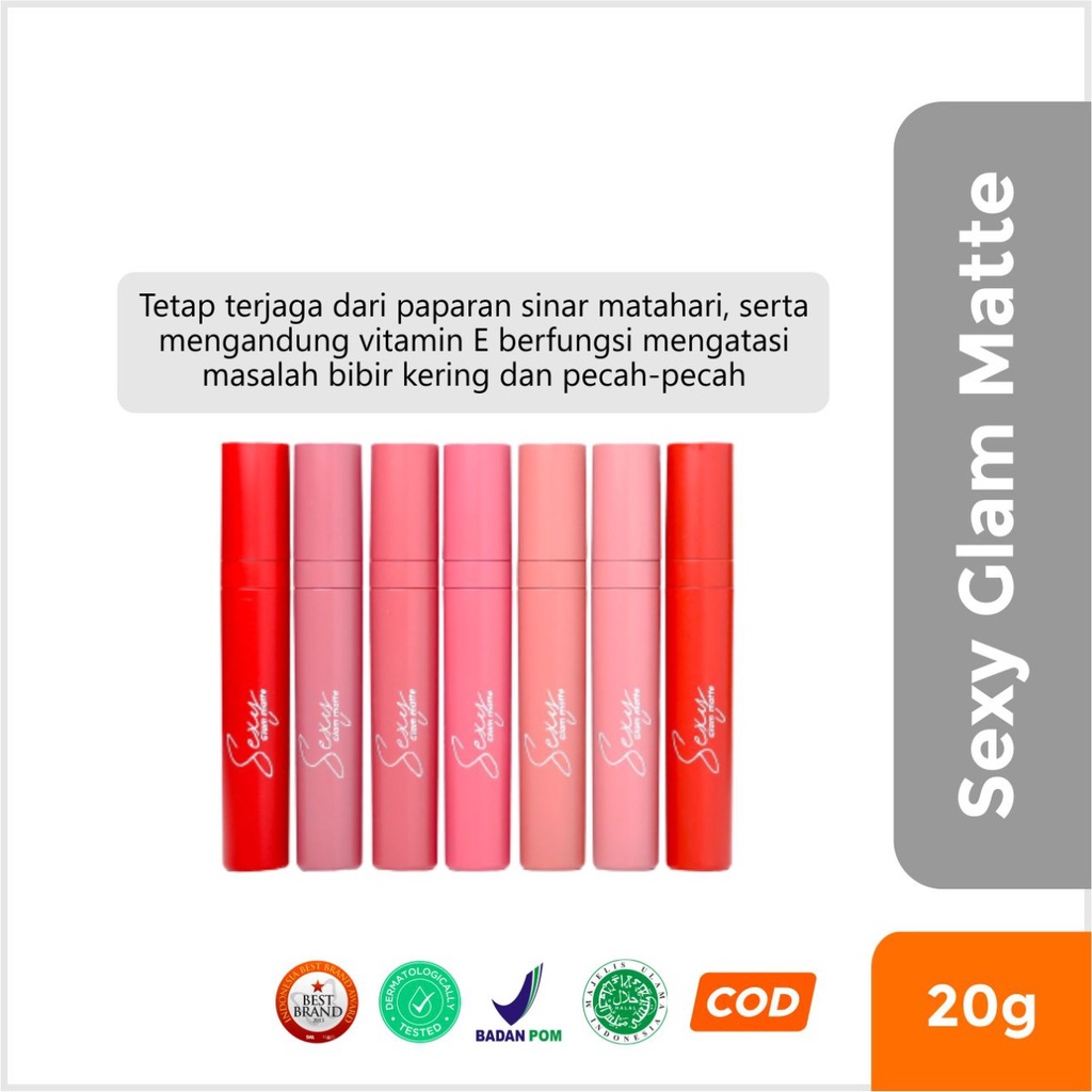 MS Glow original Sexy Glam Matte lipstik