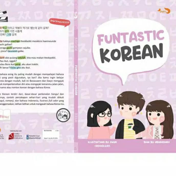 Terbaik Funtastic Korean Panduan Belajar Bahasa Korea Yang Fun Borassaem Gwyn Shopee Indonesia