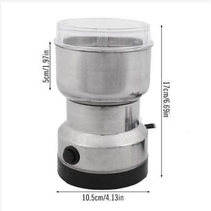 [Toserba_Emak] - Nima Alat Penggiling Kopi Electric Coffee Grinder 150W - NM-8300 - Silver