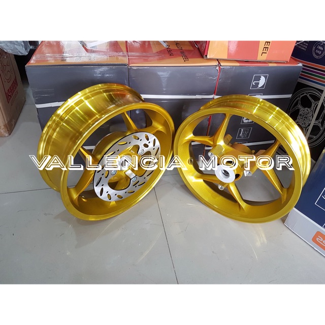 VELG AXIO AEROX155 NVX DOUBLE FUNGSI DISC & TROMOL