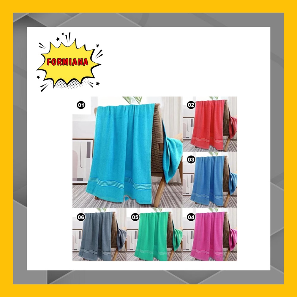 FM - Handuk Mandi Katun Premium H17 Ukuran 70x140 cm - RANDOM