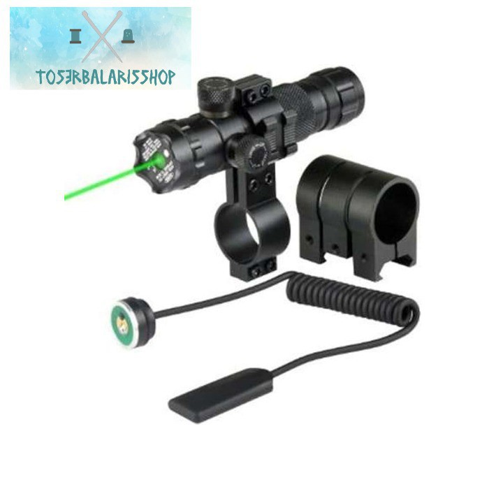 LASER SENAPAN TEMBAK SCOPE LASER HIJAU 803 YANG MAHAL