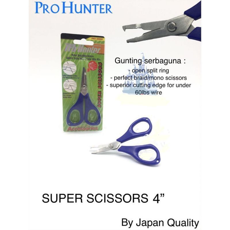 GUNTING SPLIT RING / SUPER SCISSORS PRO HUNTER 2 in 1