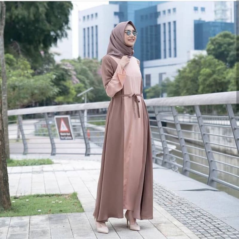 Metta dress fashion muslim remaja