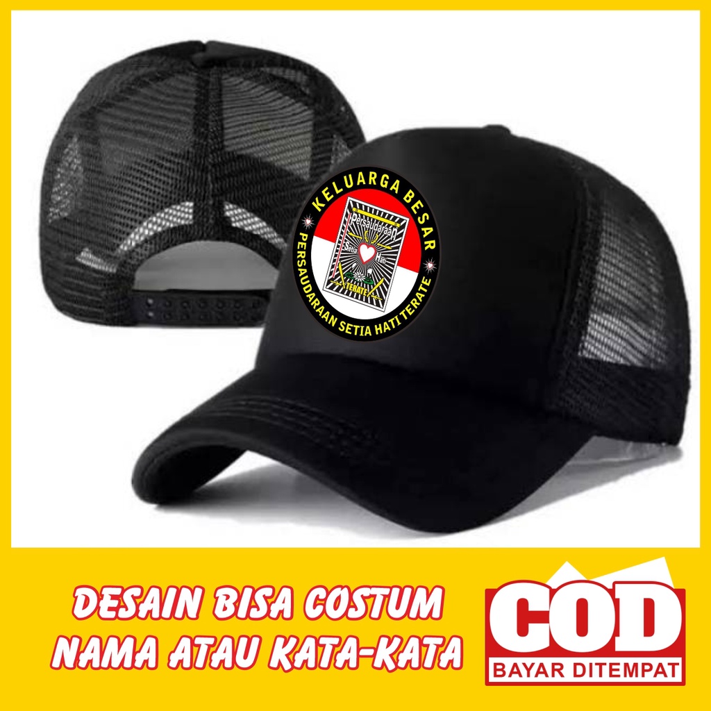 Topi Psht Topi Keluarga Besar Sh Terate Topi Costum Lambang Logo Psht