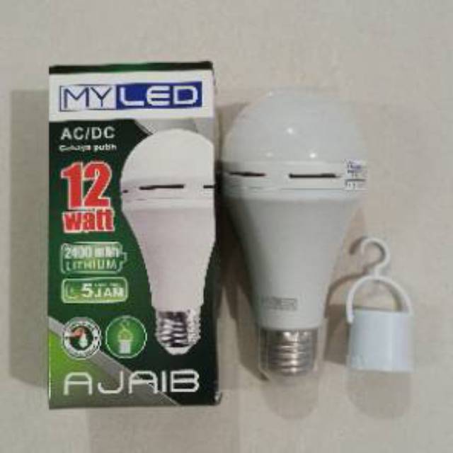 MYLED Lampu LED Emergency AC/DC 12 Watt