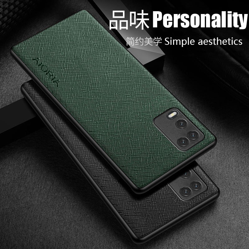 OPPO A54 SOFT CASE CANVAS CROSS PATTERN