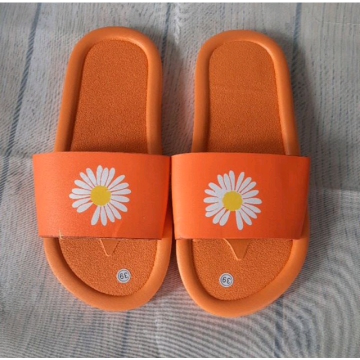 SANDAL WANITA SLOP BUNGA DAISY