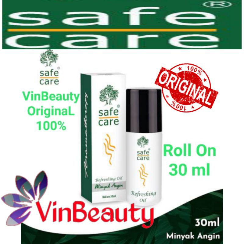 Minyak Angin Safe Care Roll On 30 ml / Refreshing Oil Aromatherapy Murah