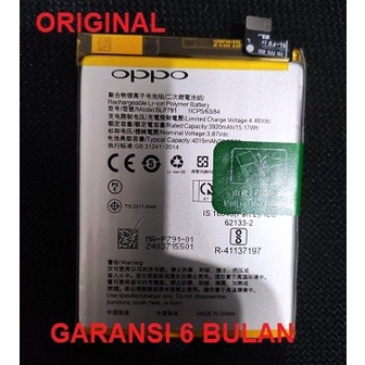 Batere Battery Baterai Oppo Reno4 Reno 4 BLP791 Original