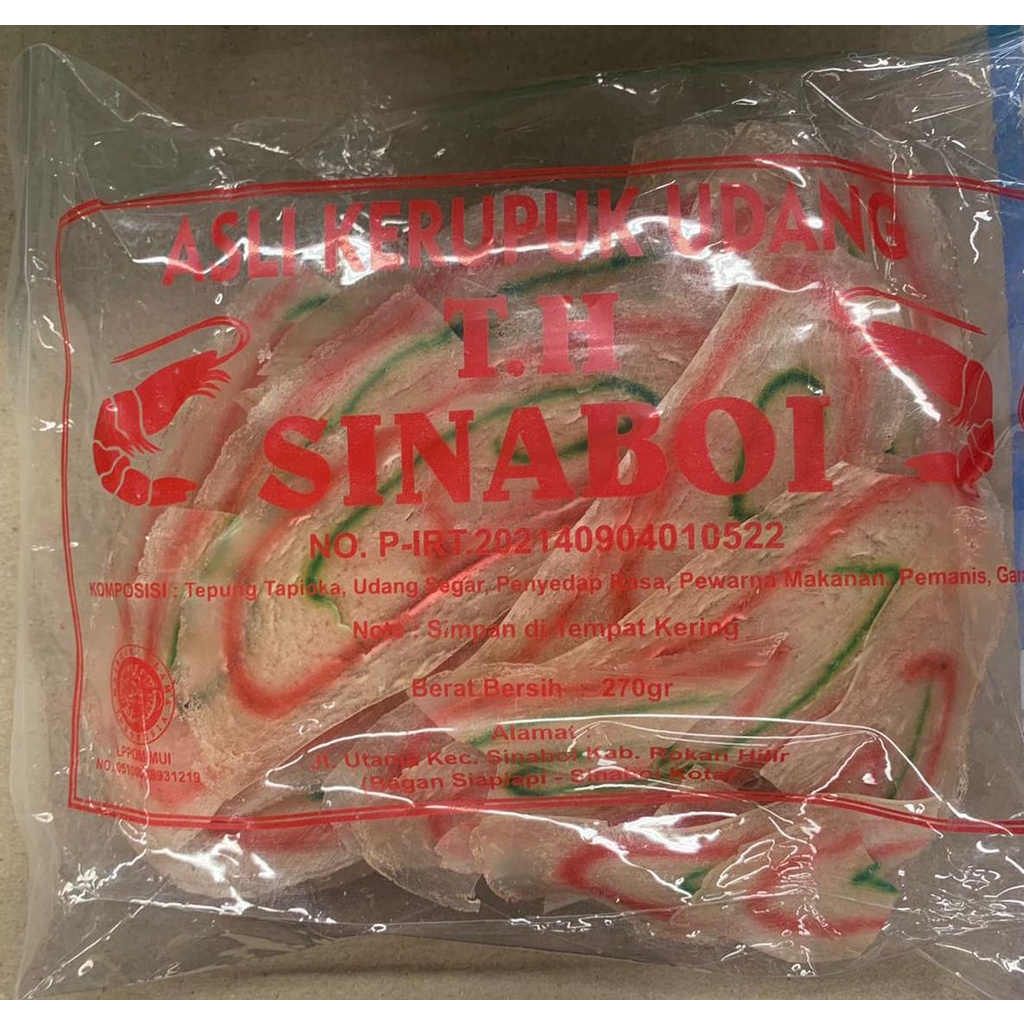 

Kerupuk Udang Sinaboy 270gr/ Asli Kerupuk Udang / Halal