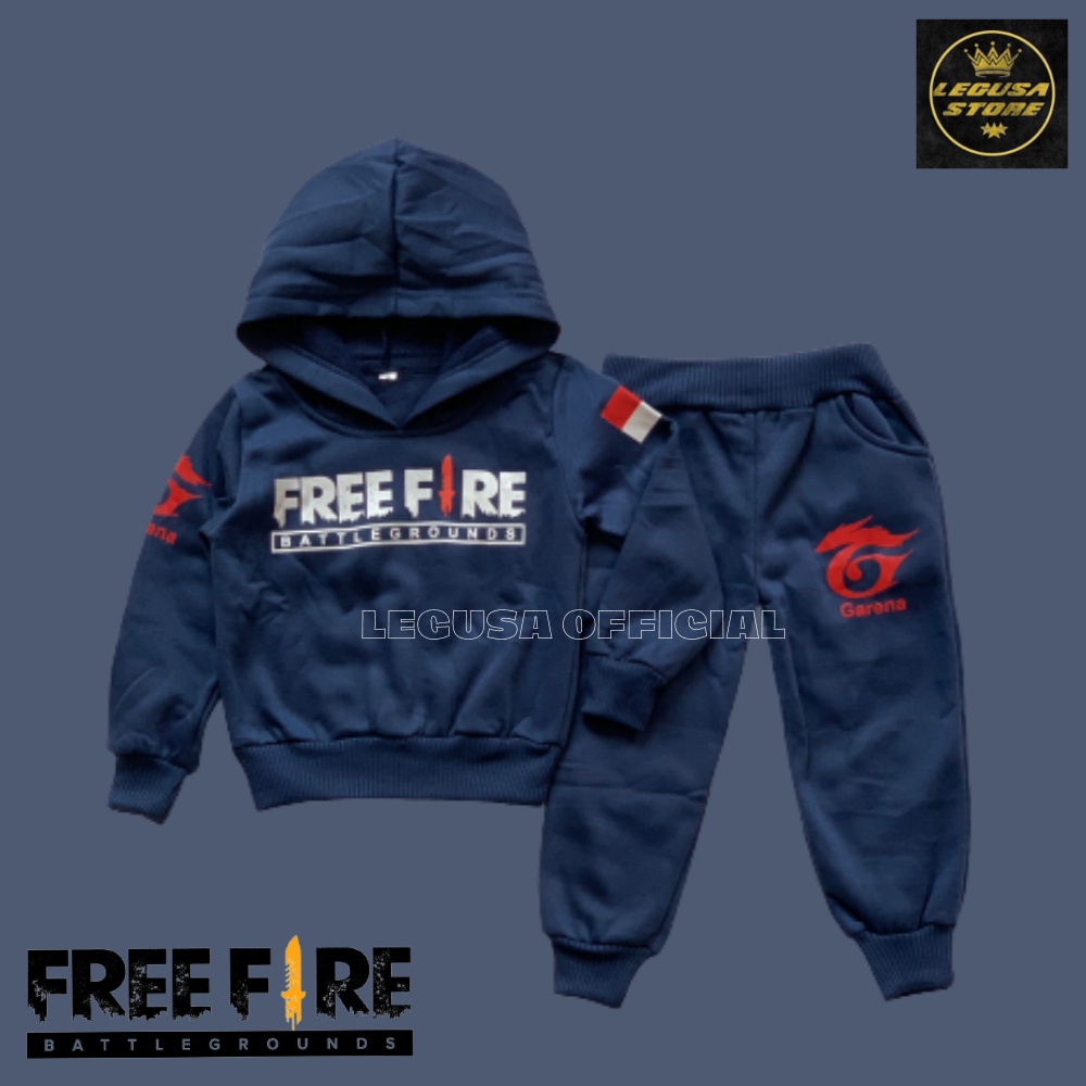 Setelan Sweater Hoodie Free Fire